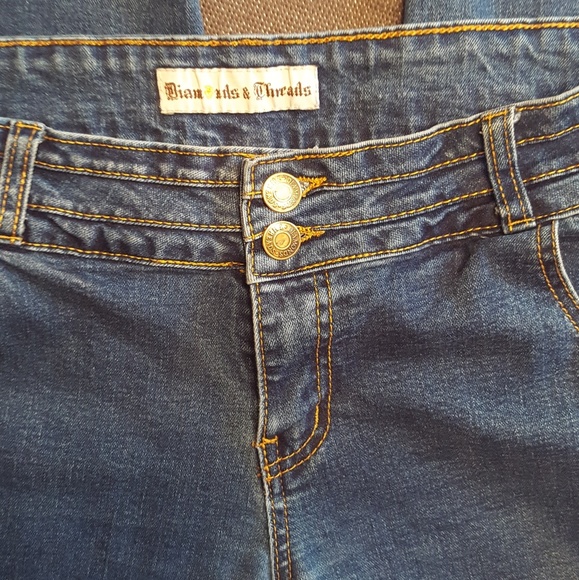 Diamonds & Threads jean joggers - Picture 3 of 7